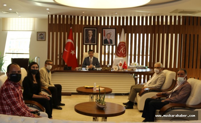CHP İl Başkanı ve yönetiminden Rektör Aktekin’e ziyaret