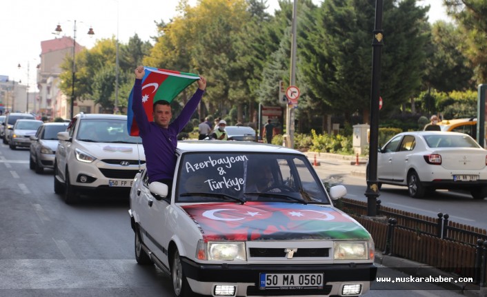 Nevşehir'de can Azerbaycan'a destek konvoyu