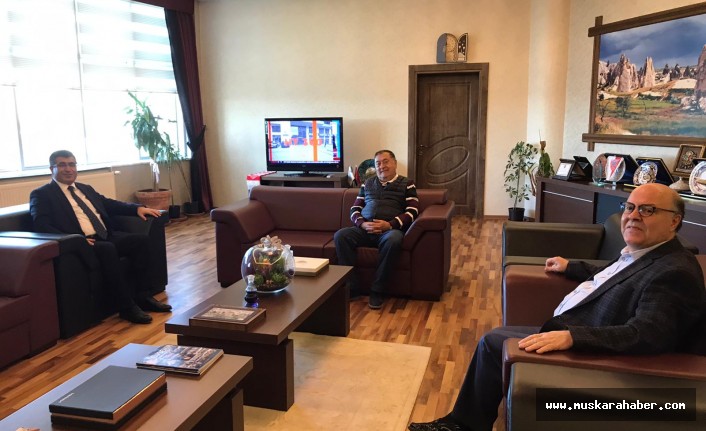 Rektör Aktekin’den Başkan Parmaksız’a nezaket ziyareti