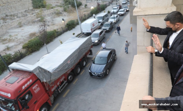 Nevşehir'den İzmir'e ikinci yardım tırı yola çıktı