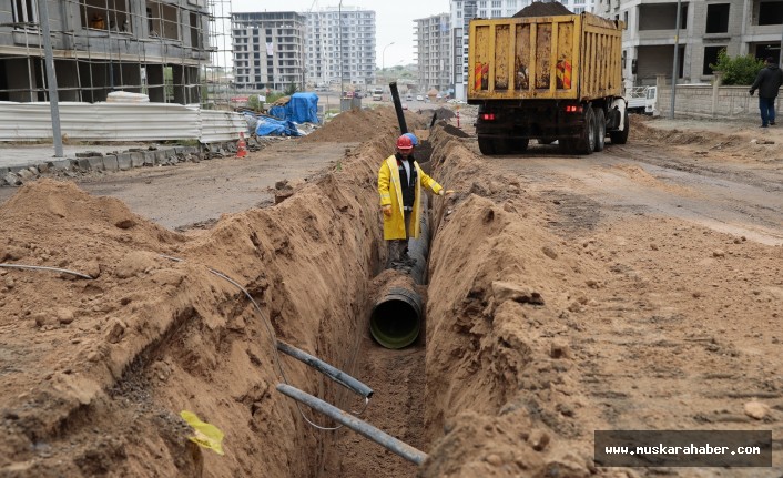 Ertuğrul Gazi Caddesi’nde yağmur suyu hattı yapımı tamamlandı