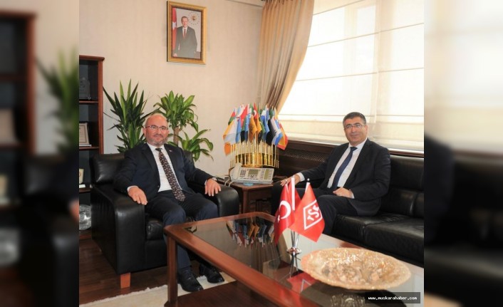 Rektör Aktekin’den TSE Başkanı Şahin’e ziyaret