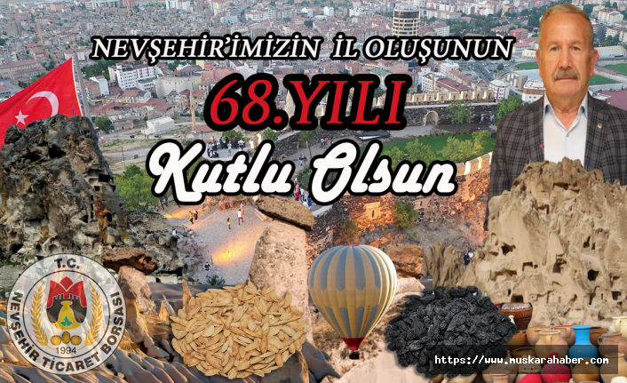 Başkan Salaş, Nevşehir’in il oluşunun 68. yıl dönümünü kutladı