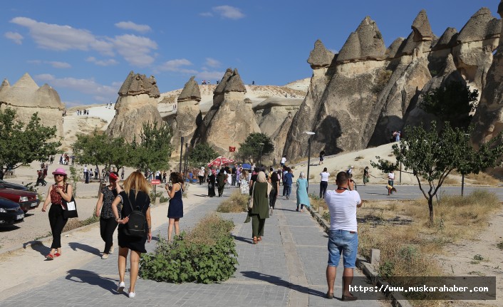 Kapadokya'yı haziranda 382 bin turist ziyaret etti