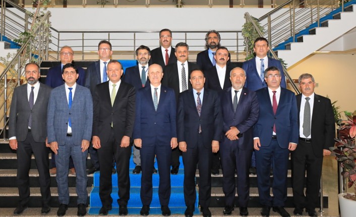 Aktekin, YÖK Başkanı Özvar başkanlığında gerçekleştirilen toplantıya katıldı