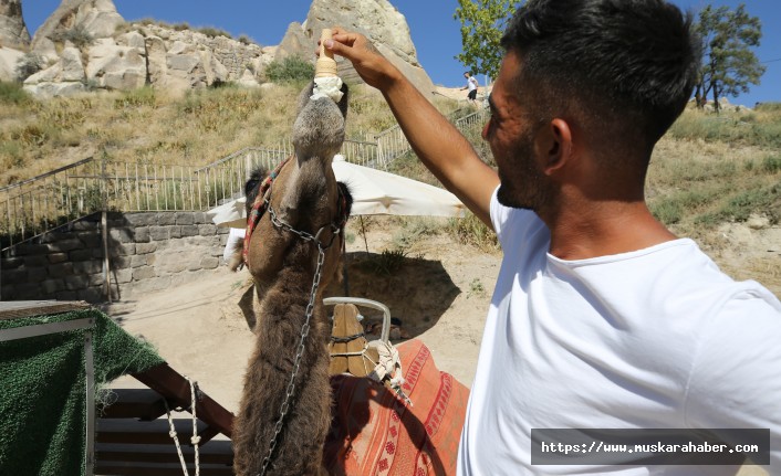 Kapadokya'da "eyyam-ı bahur" sıcakları bunaltıyor
