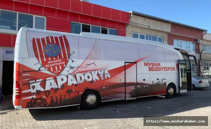 Nevşehir Belediyespor’un takım otobüsü yeni sezona hazır