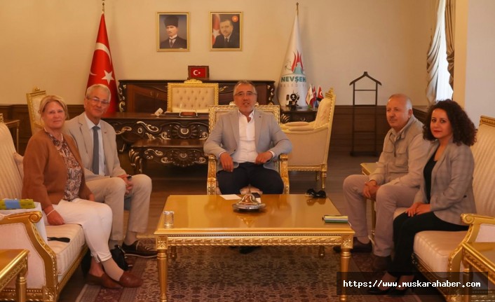 Alman-Türk Dostluk Derneği Başkanı Udo Kaupisch, Başkan Savran’ı ziyaret etti