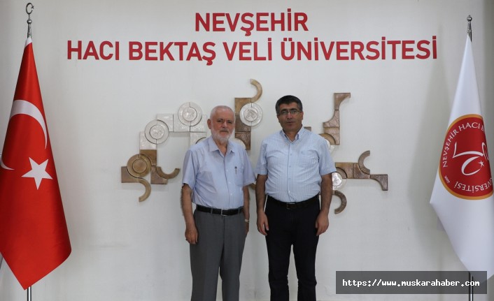 Eski Milletvekili Elkatmış’tan NEVÜ Rektörü Aktekin’e ziyaret