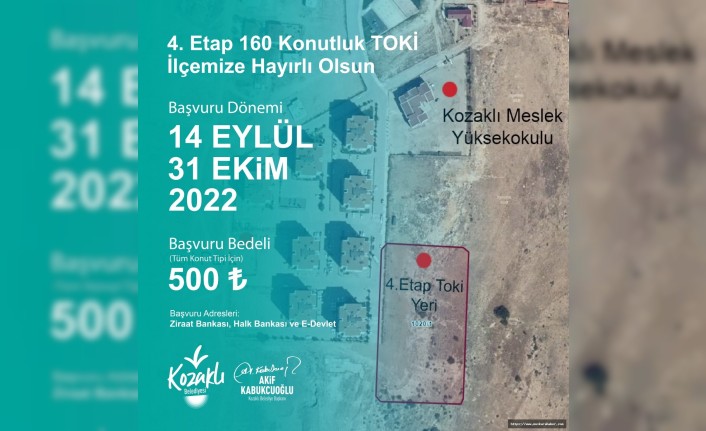 Kozaklı'ya 160 konut inşa edilecek
