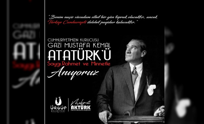 Başkan Aktürk’ün 10 Kasım mesajı